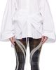 Ottolinger Ottolinger White Liberated Double Shirt Minidress - 1