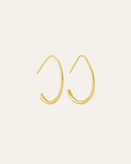Ottoman Hands Ottoman Hands Allegra Oval Hoop Earrings