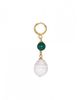 Ottoman Hands Ottoman Hands Dawn Pearl Huggie Earrings - 2