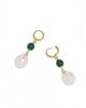 Ottoman Hands Ottoman Hands Dawn Pearl Huggie Earrings - 3