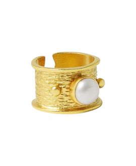 Ottoman Hands Ottoman Hands Della Pearl Band Ring