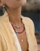 Ottoman Hands Ottoman Hands Felice Red Jade and Turquoise Beaded Necklace - 2