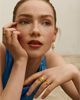 Ottoman Hands Ottoman Hands Lapis Moon and Star Stacking Ring - 3