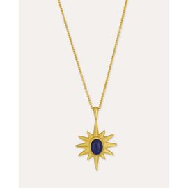 Ottoman Hands Ottoman Hands Lapis Star Pendant Necklace
