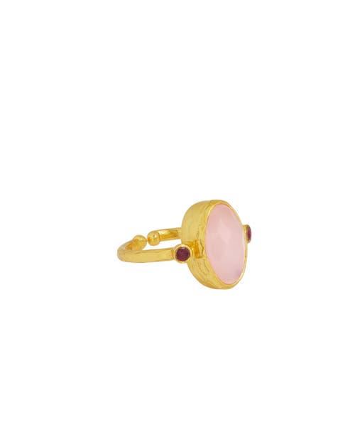 Ottoman Hands Ottoman Hands Lucia Rose Quartz Cocktail Ring