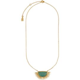 Ottoman Hands Ottoman Hands Sunrise Aqua Chalcedony Pendant Necklace