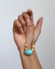 Ottoman Hands Ottoman Hands Women's Daphne Turquoise Chain Necklace - 6
