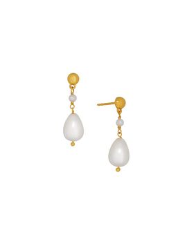 Ottoman Hands Ottoman Hands Women's Kyra Pearl Drop stud Earrings