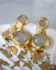 Ottoman Hands Ottoman Hands Women's Lilis Rose Quartz and White Chalcedony Drop Earring - 4