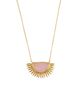 Ottoman Hands Ottoman Hands Women's Sunrise Rose Quartz Pendant Necklace - 2