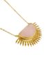 Ottoman Hands Ottoman Hands Women's Sunrise Rose Quartz Pendant Necklace - 3