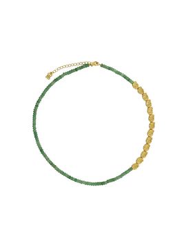 Ottoman Hands Ottoman Hands Women's Waterproof Emerald Beaded Necklace