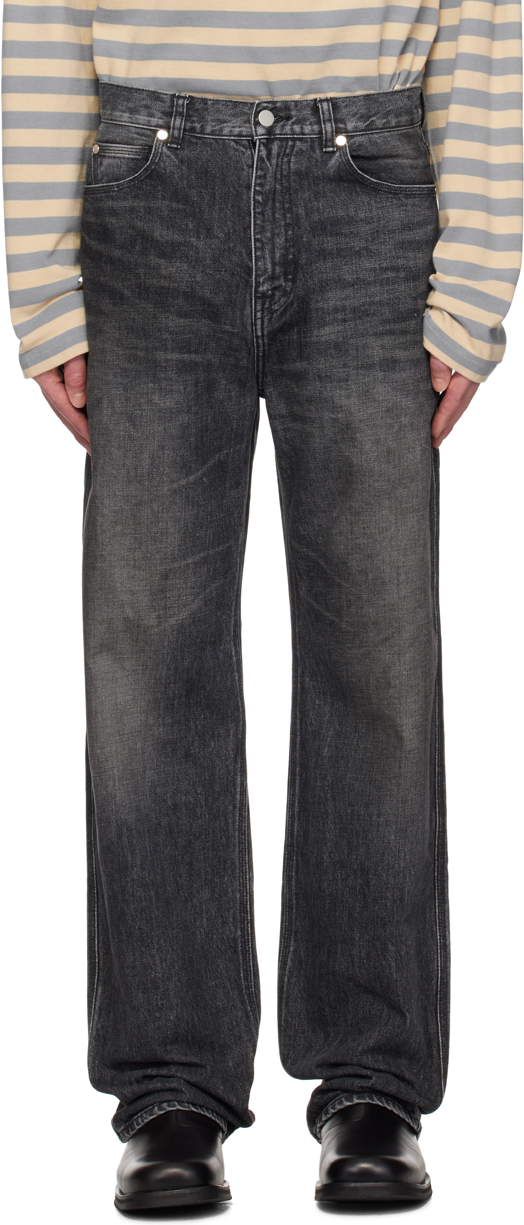 OUAT - Gray Office Jeans