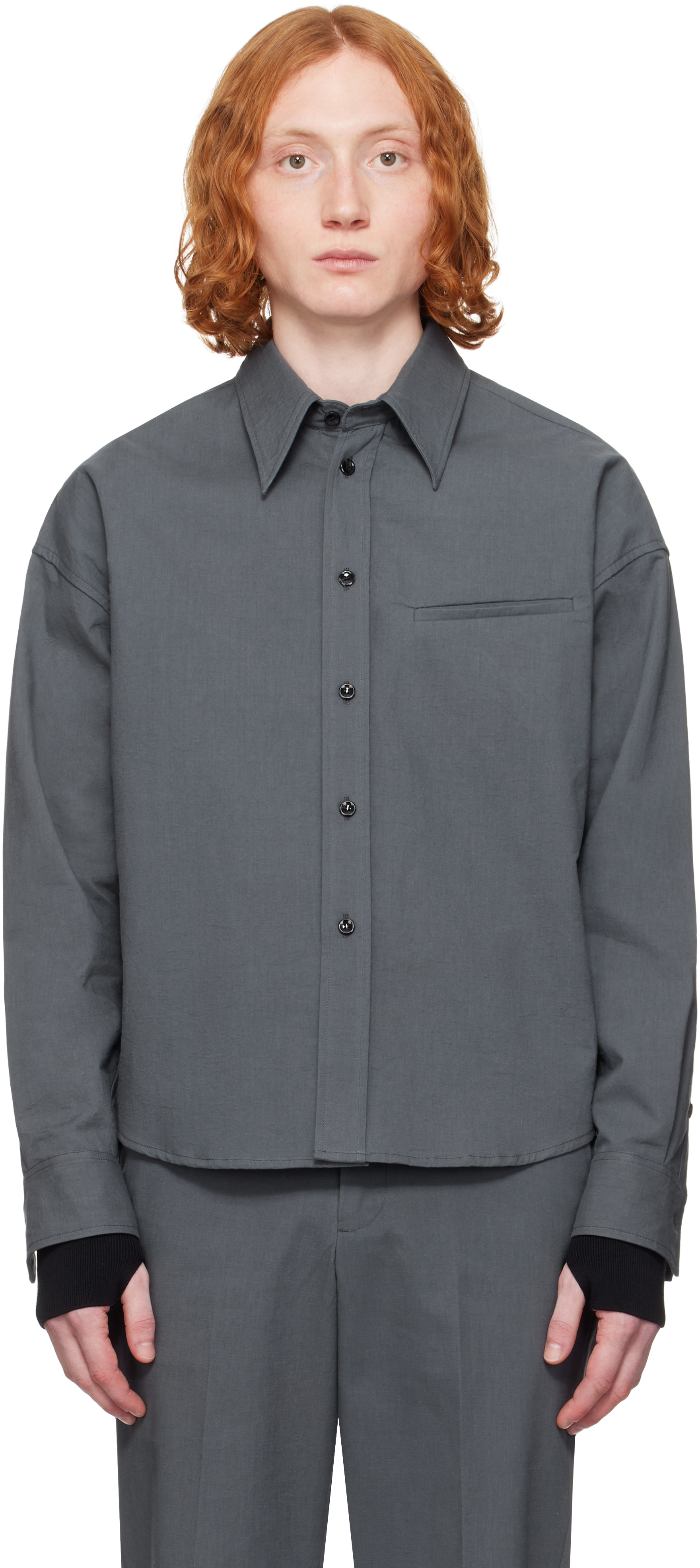 OUAT - Gray Office Shirt OUAT - Gray Office Shirt