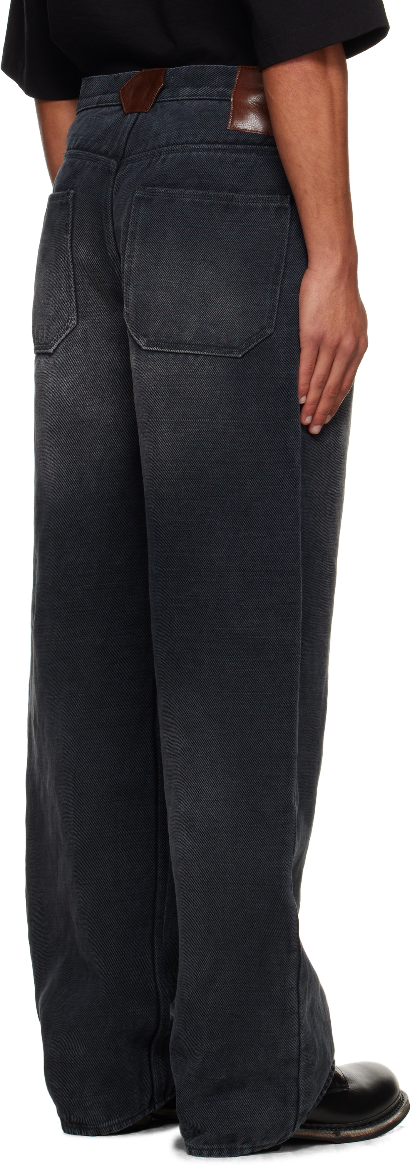 OUAT - Gray Selvedge Baggie Jeans