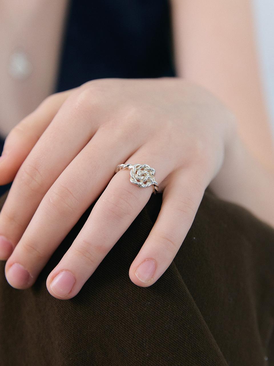 OudStudio Braid Twisted Sterling Silver Ring