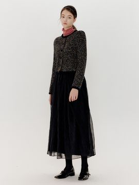 ouel Soft Tulle Skirt (Black)