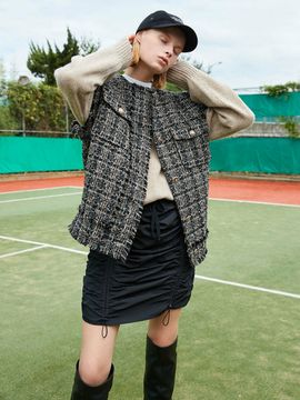 Oui mais non Club Wimbledon Shirred Skirts