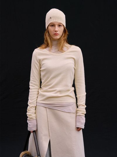 Oui mais non Valery Conte Wool Knit Pullover