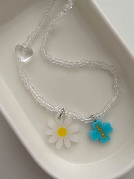 OUI SAY YES! Daisy Lucky Charm Beads Necklace
