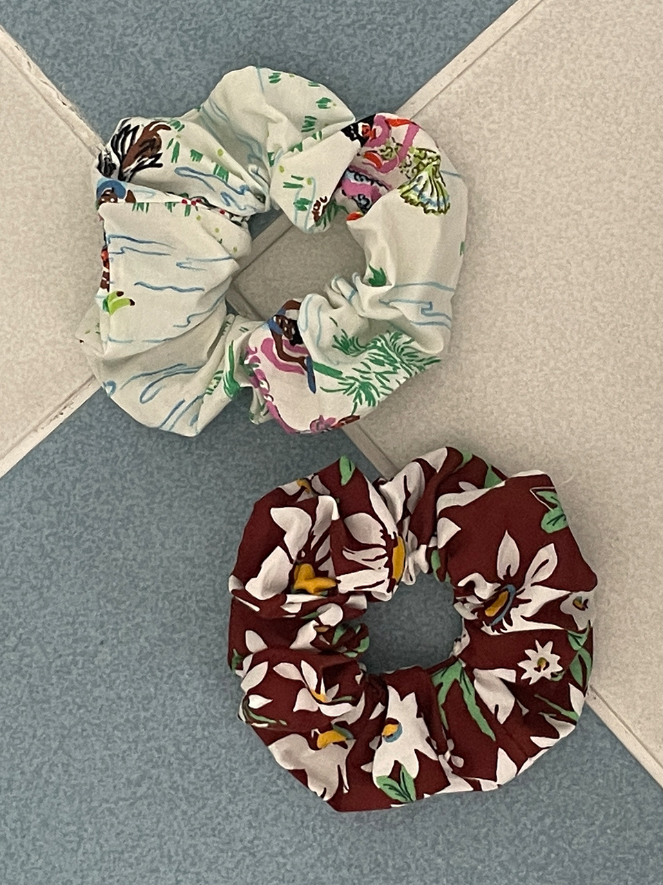 OUI SAY YES! Summer Pattern Scrunchie