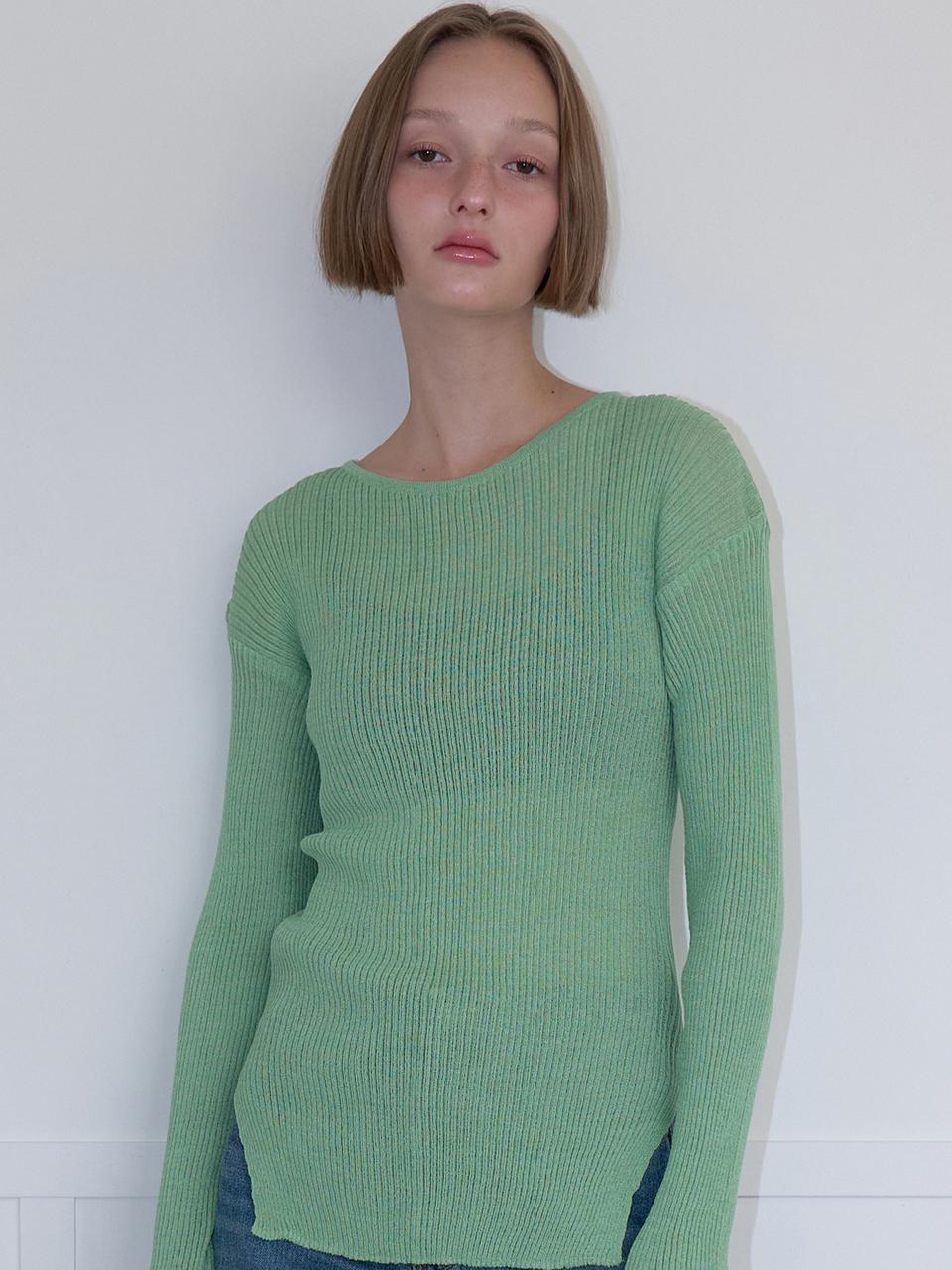 ouie Ouie309 Linen Seethrough Knit 11colors