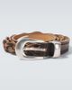 Our Legacy Our Legacy 20mm braided leather belt - 1