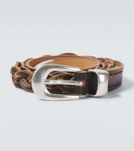 Our Legacy Our Legacy 20mm braided leather belt
