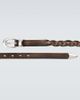 Our Legacy Our Legacy 20mm braided leather belt - 4
