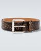 Our Legacy Our Legacy 40mm paisley leather belt - 1