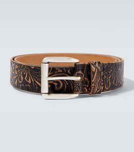 Our Legacy Our Legacy 40mm paisley leather belt