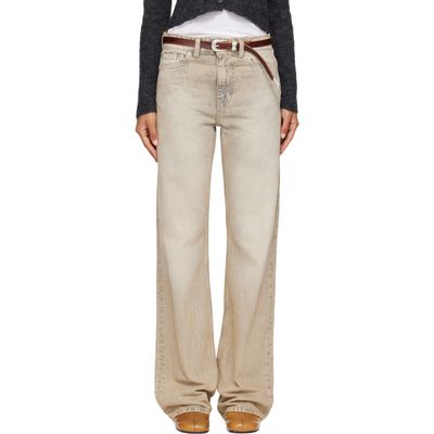OUR LEGACY OUR LEGACY Beige Boot Cut Jeans