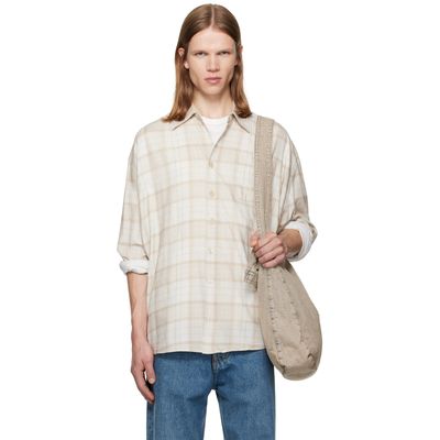 OUR LEGACY OUR LEGACY Beige Borrowed Shirt