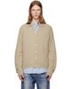 OUR LEGACY OUR LEGACY Beige Evening Polo Cardigan - 1