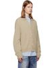 OUR LEGACY OUR LEGACY Beige Evening Polo Cardigan - 2