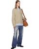 OUR LEGACY OUR LEGACY Beige Evening Polo Cardigan - 4