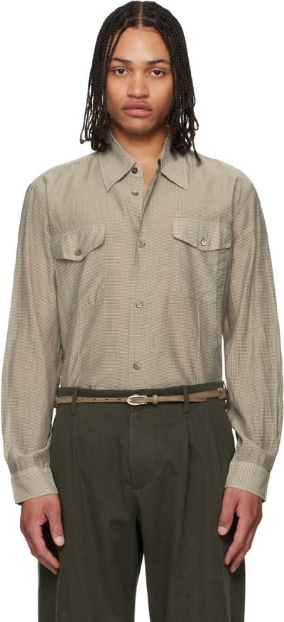 OUR LEGACY OUR LEGACY Beige Plough Shirt