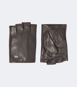 Our Legacy Our Legacy Biker leather fingerless gloves