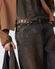 Our Legacy Our Legacy Billow studded leather belt - 2
