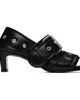 OUR LEGACY OUR LEGACY Black 4cm Belt Heeled Sandals - 1