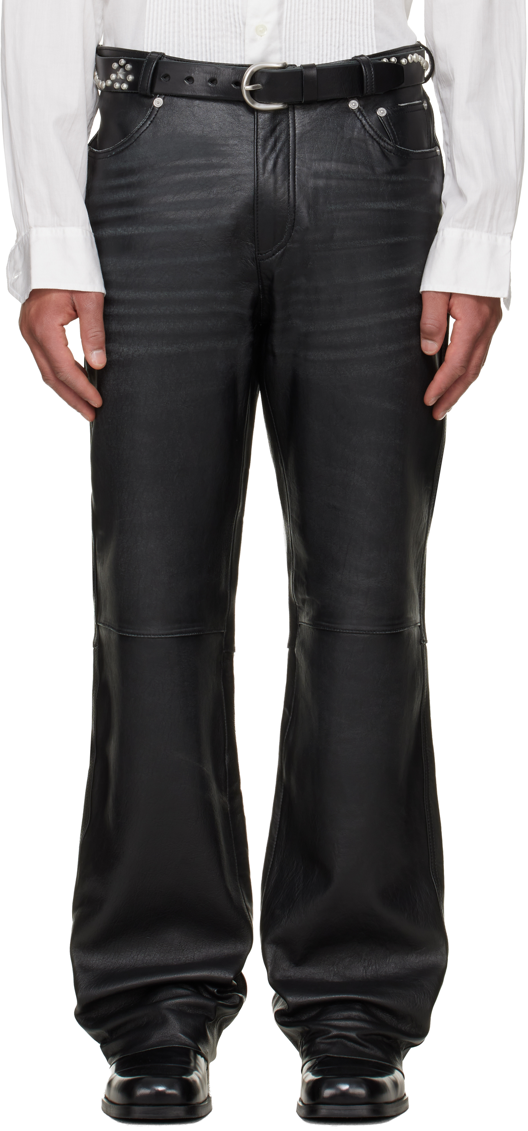 OUR LEGACY - WORK SHOP Emporio Armani Black Togo Trousers