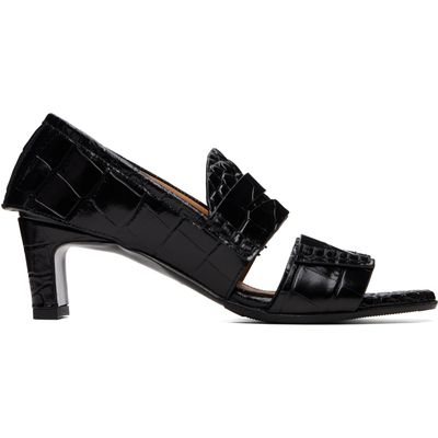 OUR LEGACY OUR LEGACY Black Court Heeled Sandals