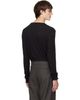 OUR LEGACY OUR LEGACY Black Elongated Longsleeve T-shirt - 3