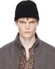 OUR LEGACY OUR LEGACY Black Merino Wool Beanie - 1