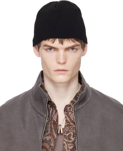 OUR LEGACY OUR LEGACY Black Merino Wool Beanie