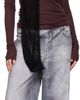 OUR LEGACY OUR LEGACY Black Net Scarf - 2
