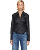 OUR LEGACY OUR LEGACY Black Slim Zip Shirt - 1