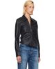OUR LEGACY OUR LEGACY Black Slim Zip Shirt - 2