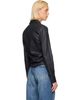 OUR LEGACY OUR LEGACY Black Slim Zip Shirt - 3