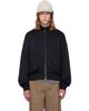 OUR LEGACY OUR LEGACY Black True Track Jersey Mob Jacket - 1